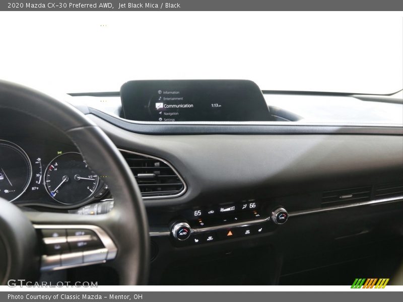 Jet Black Mica / Black 2020 Mazda CX-30 Preferred AWD