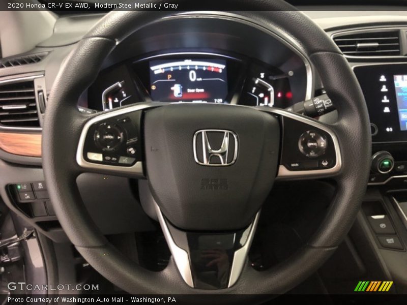Modern Steel Metallic / Gray 2020 Honda CR-V EX AWD