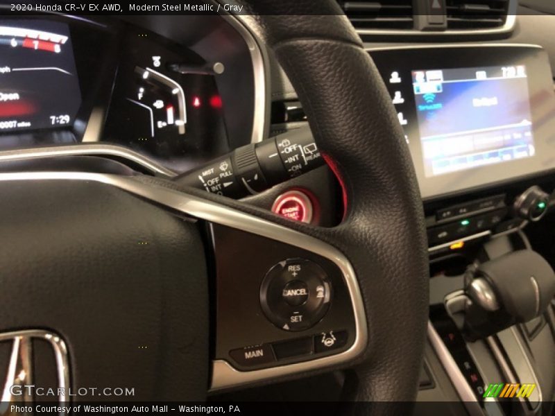 Modern Steel Metallic / Gray 2020 Honda CR-V EX AWD