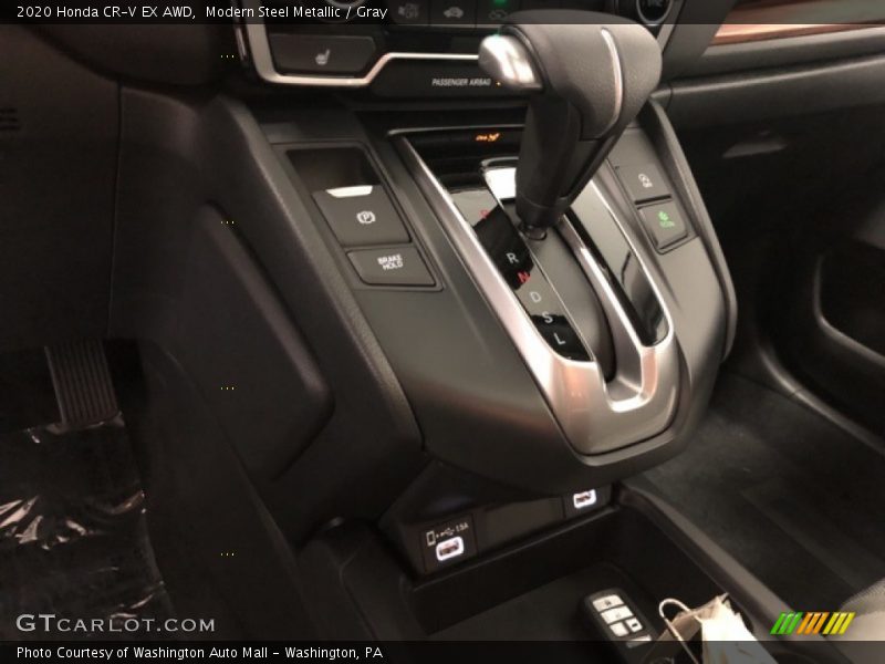 Modern Steel Metallic / Gray 2020 Honda CR-V EX AWD
