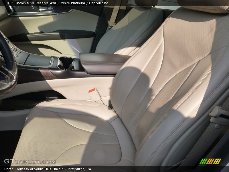 White Platinum / Cappuccino 2017 Lincoln MKX Reserve AWD