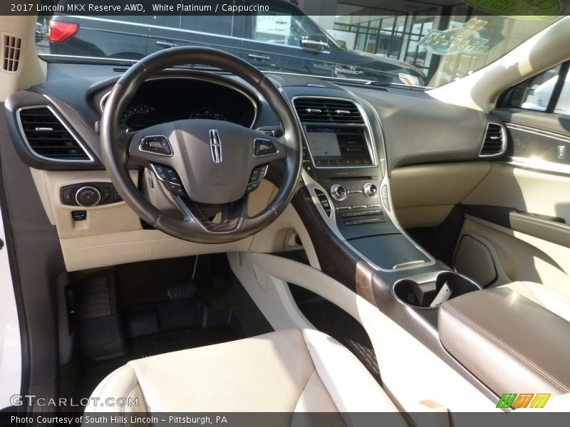 White Platinum / Cappuccino 2017 Lincoln MKX Reserve AWD