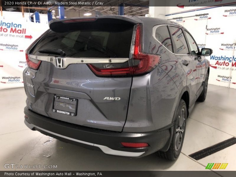 Modern Steel Metallic / Gray 2020 Honda CR-V EX AWD