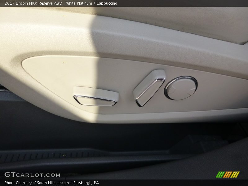 White Platinum / Cappuccino 2017 Lincoln MKX Reserve AWD