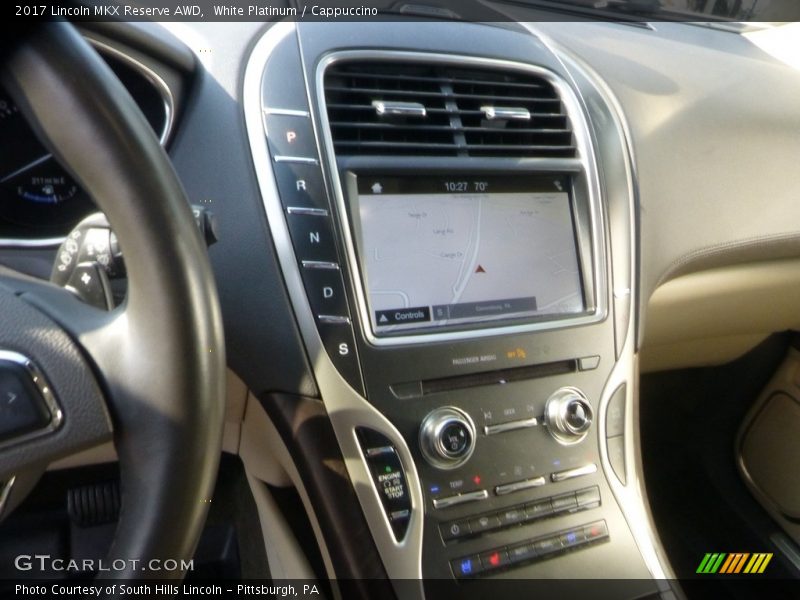 White Platinum / Cappuccino 2017 Lincoln MKX Reserve AWD