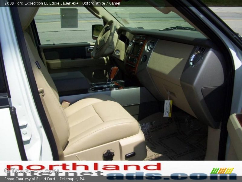 Oxford White / Camel 2009 Ford Expedition EL Eddie Bauer 4x4