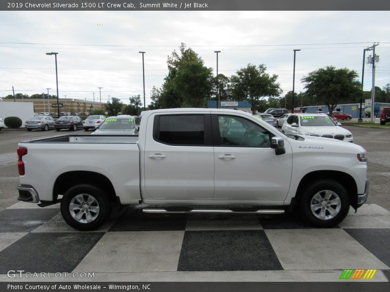 Summit White / Jet Black 2019 Chevrolet Silverado 1500 LT Crew Cab