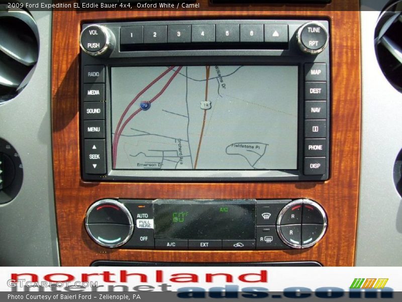 Oxford White / Camel 2009 Ford Expedition EL Eddie Bauer 4x4