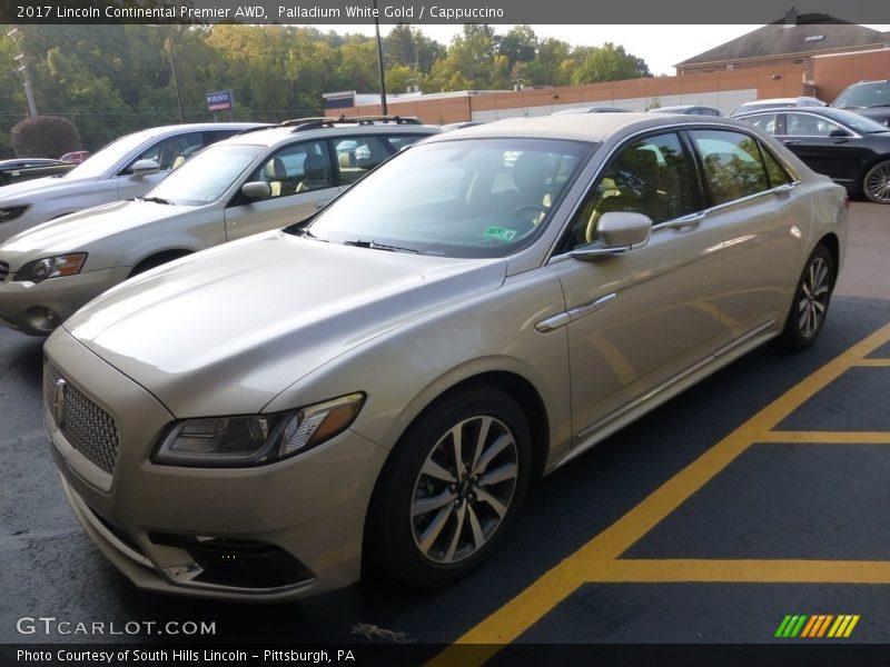 Palladium White Gold / Cappuccino 2017 Lincoln Continental Premier AWD