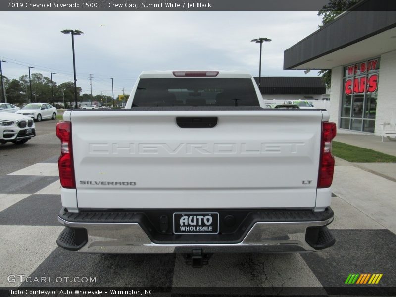 Summit White / Jet Black 2019 Chevrolet Silverado 1500 LT Crew Cab