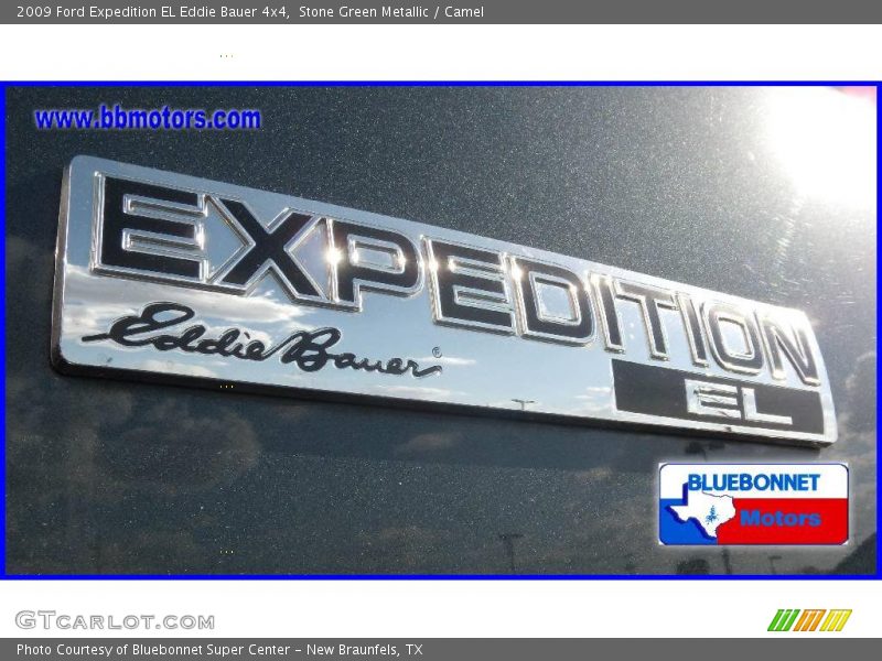 Stone Green Metallic / Camel 2009 Ford Expedition EL Eddie Bauer 4x4
