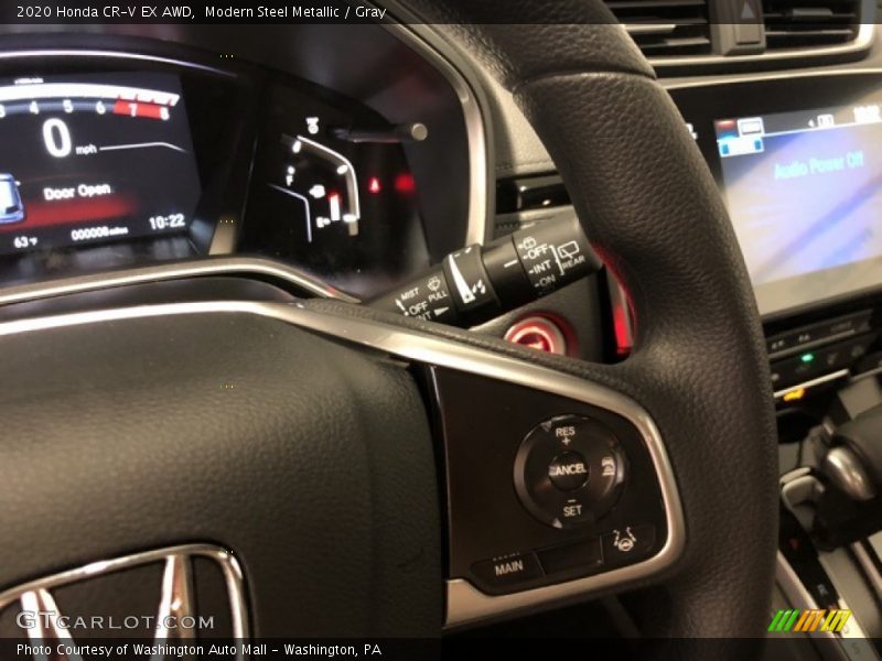 Modern Steel Metallic / Gray 2020 Honda CR-V EX AWD