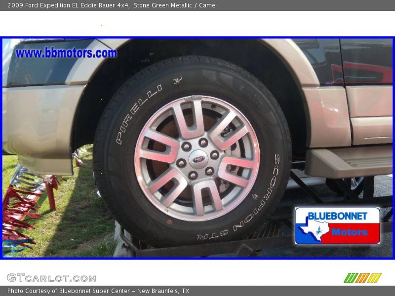Stone Green Metallic / Camel 2009 Ford Expedition EL Eddie Bauer 4x4