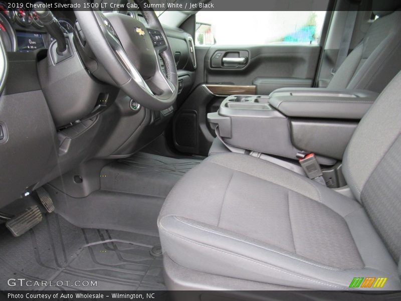 Summit White / Jet Black 2019 Chevrolet Silverado 1500 LT Crew Cab