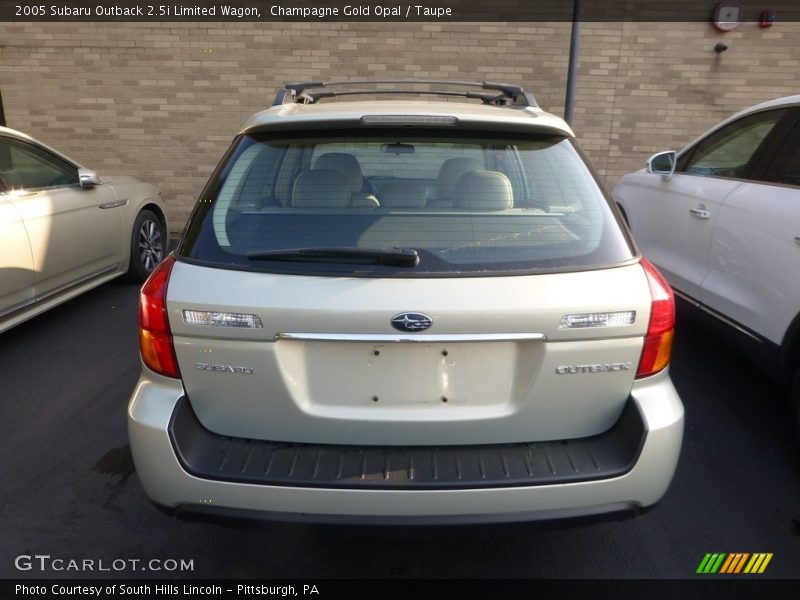 Champagne Gold Opal / Taupe 2005 Subaru Outback 2.5i Limited Wagon