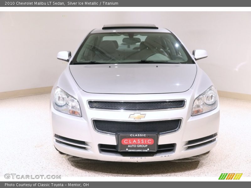 Silver Ice Metallic / Titanium 2010 Chevrolet Malibu LT Sedan