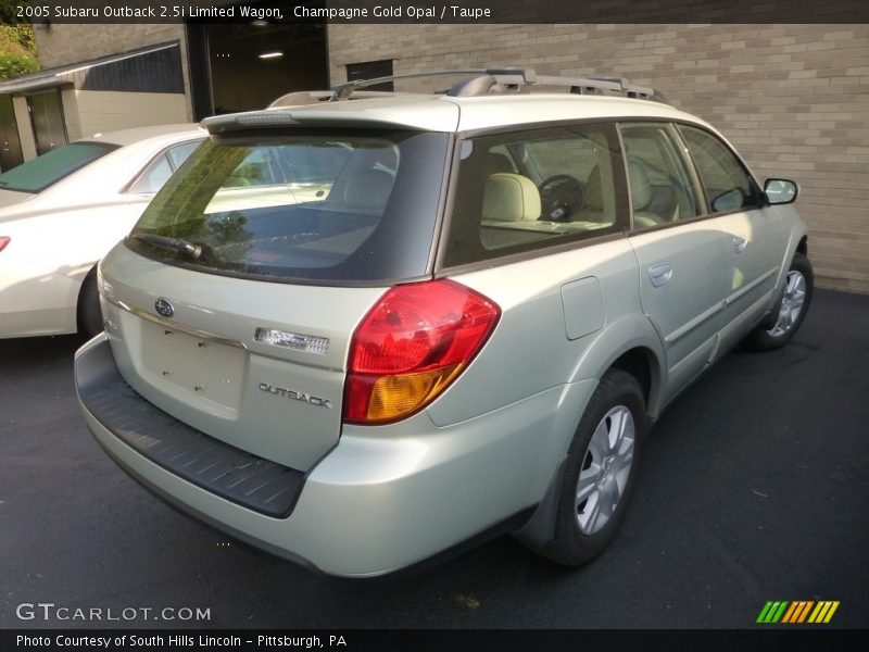 Champagne Gold Opal / Taupe 2005 Subaru Outback 2.5i Limited Wagon