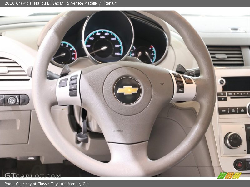 Silver Ice Metallic / Titanium 2010 Chevrolet Malibu LT Sedan
