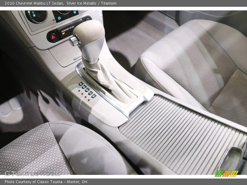 Silver Ice Metallic / Titanium 2010 Chevrolet Malibu LT Sedan
