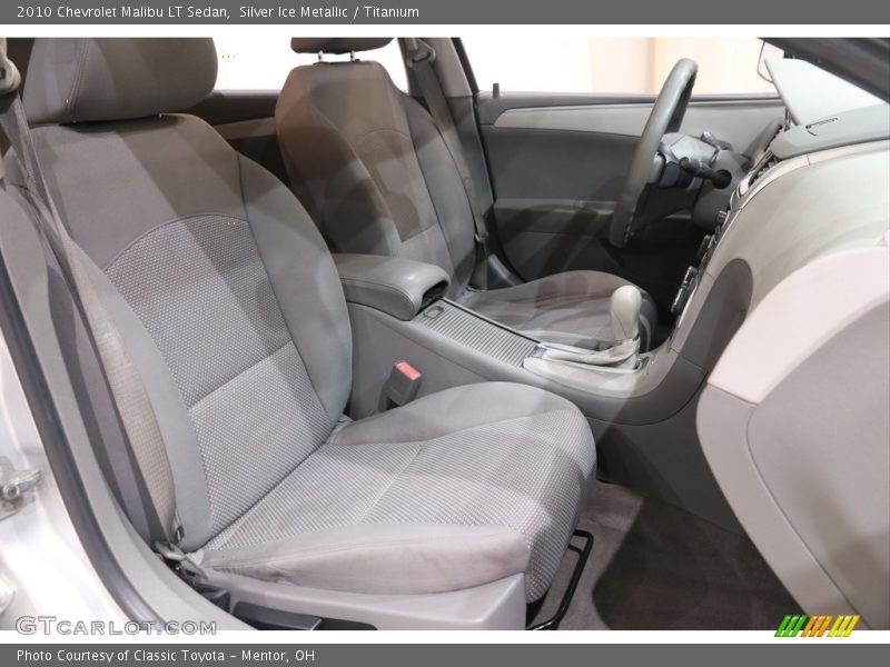 Silver Ice Metallic / Titanium 2010 Chevrolet Malibu LT Sedan