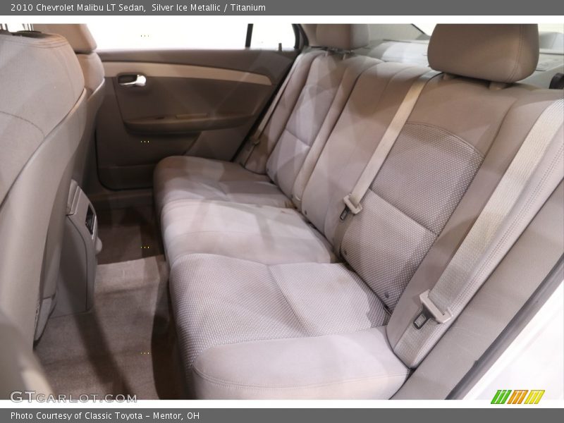 Silver Ice Metallic / Titanium 2010 Chevrolet Malibu LT Sedan
