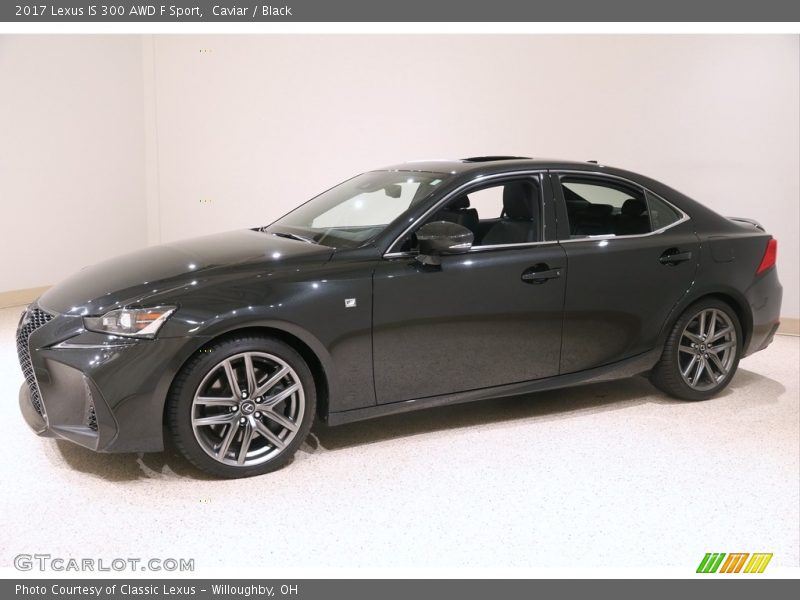 Caviar / Black 2017 Lexus IS 300 AWD F Sport