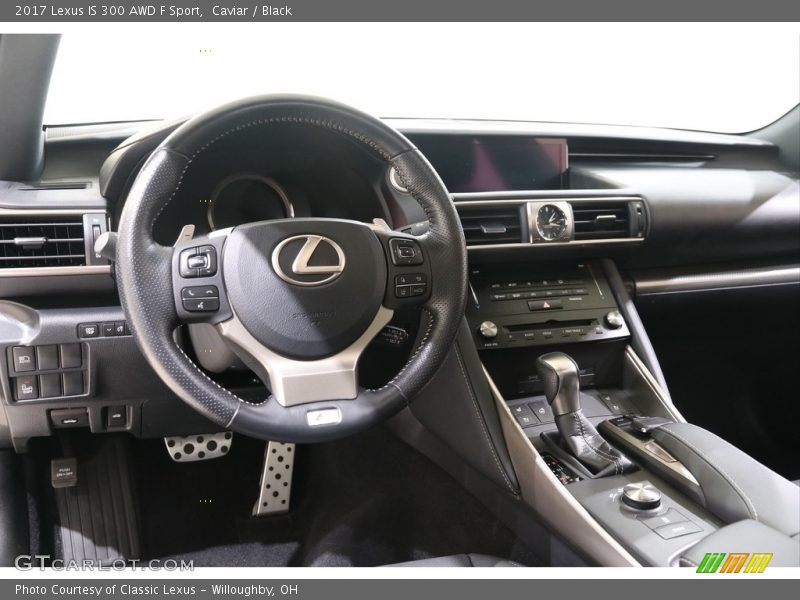 Caviar / Black 2017 Lexus IS 300 AWD F Sport