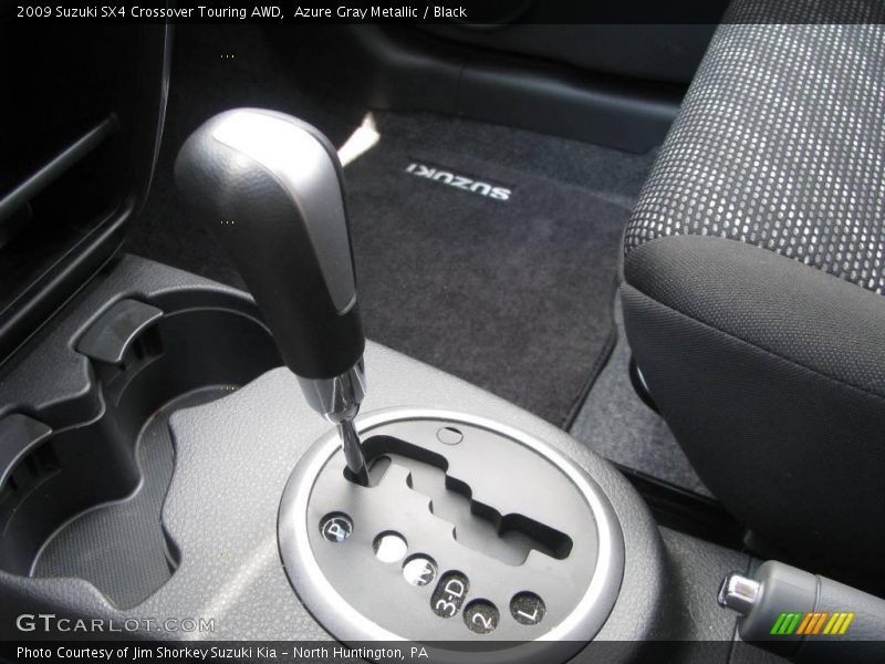 Azure Gray Metallic / Black 2009 Suzuki SX4 Crossover Touring AWD