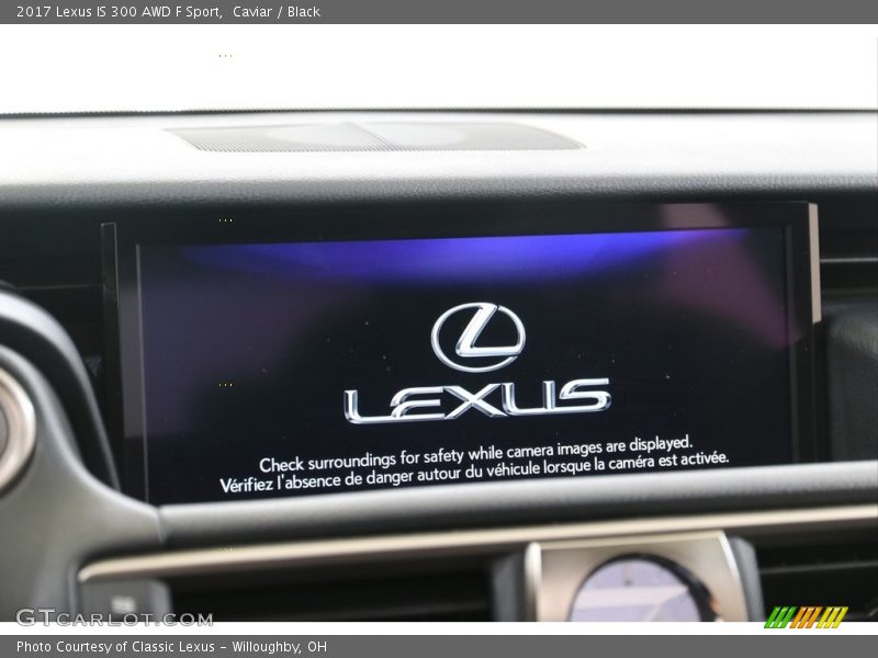 Caviar / Black 2017 Lexus IS 300 AWD F Sport