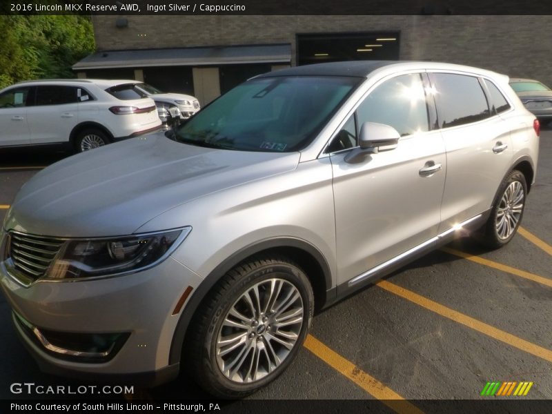 Ingot Silver / Cappuccino 2016 Lincoln MKX Reserve AWD