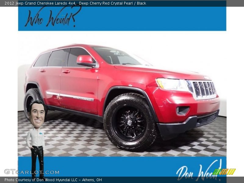Deep Cherry Red Crystal Pearl / Black 2012 Jeep Grand Cherokee Laredo 4x4