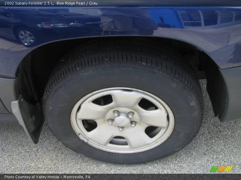 Blue Ridge Pearl / Gray 2002 Subaru Forester 2.5 L