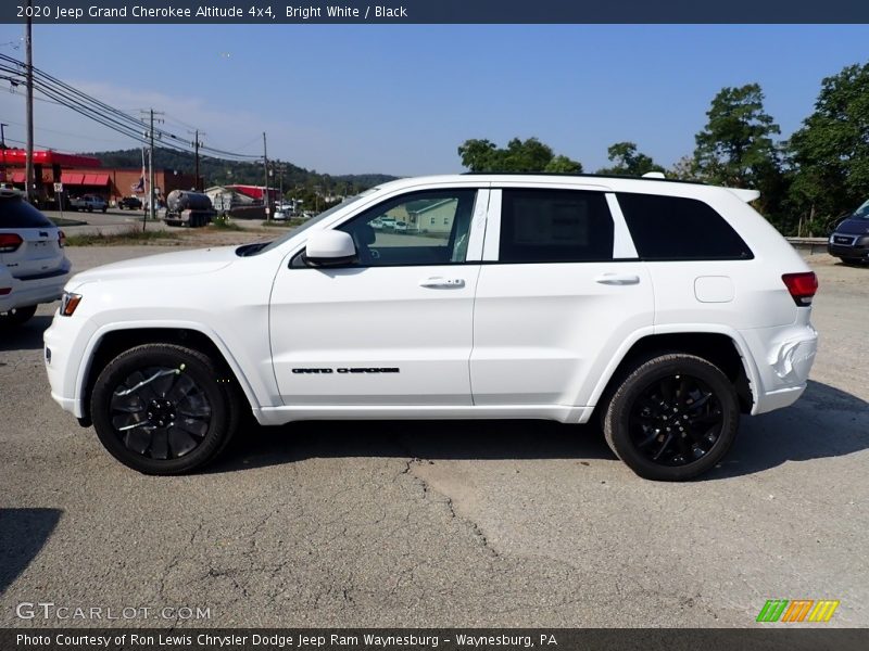 Bright White / Black 2020 Jeep Grand Cherokee Altitude 4x4