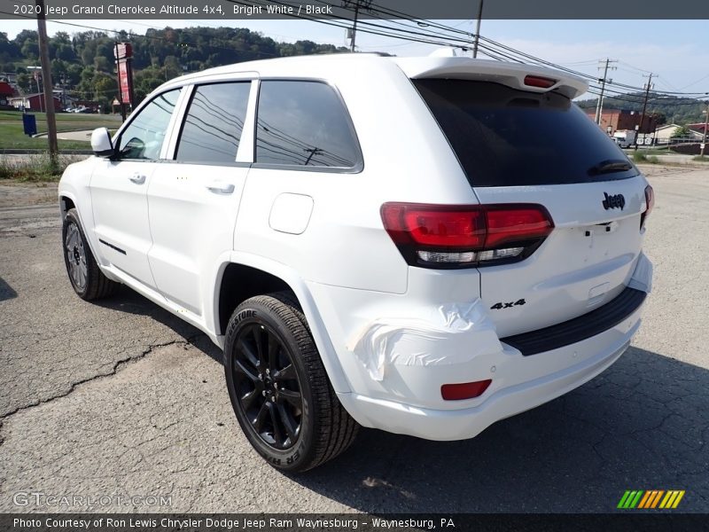 Bright White / Black 2020 Jeep Grand Cherokee Altitude 4x4