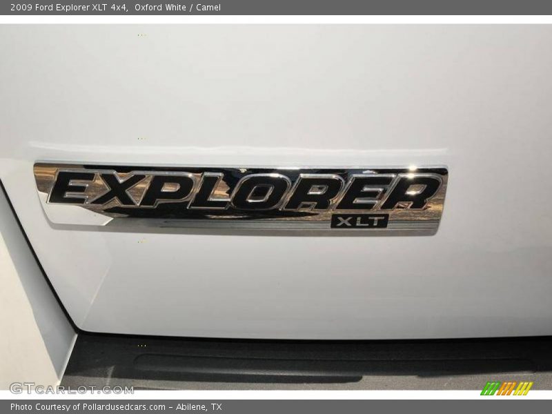 Oxford White / Camel 2009 Ford Explorer XLT 4x4