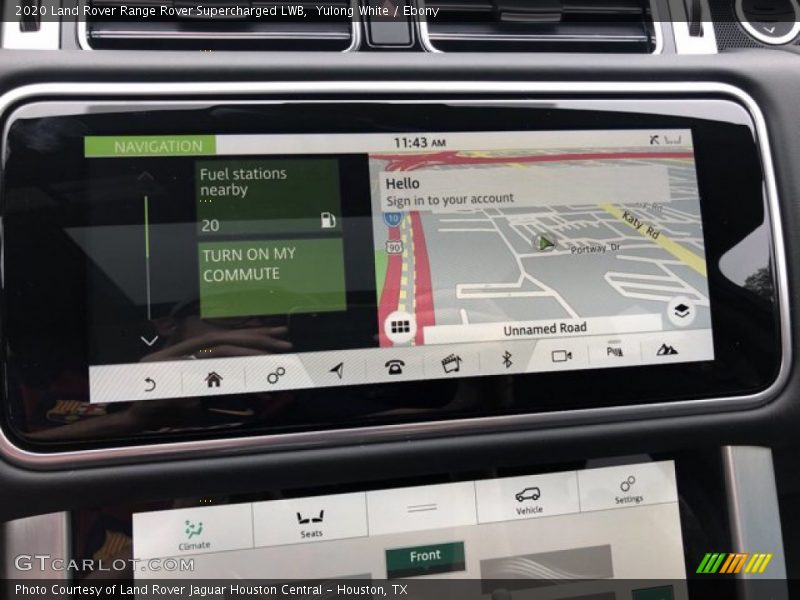 Navigation of 2020 Range Rover Supercharged LWB