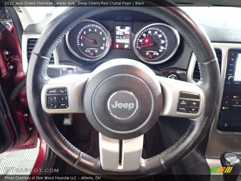 Deep Cherry Red Crystal Pearl / Black 2012 Jeep Grand Cherokee Laredo 4x4