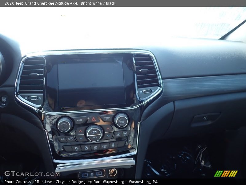 Bright White / Black 2020 Jeep Grand Cherokee Altitude 4x4