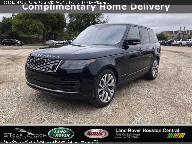 Portofino Blue Metallic / Ivory/Espresso 2020 Land Rover Range Rover HSE