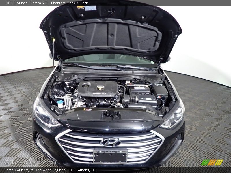 Phantom Black / Black 2018 Hyundai Elantra SEL