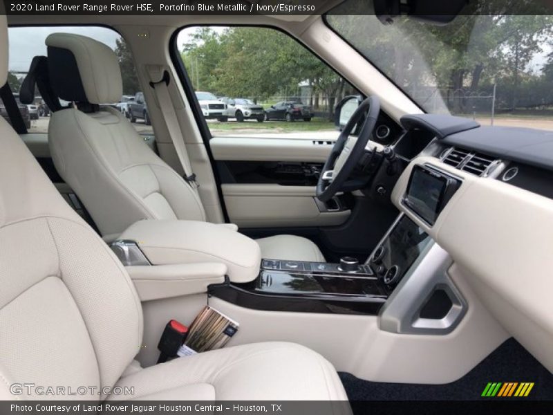 Portofino Blue Metallic / Ivory/Espresso 2020 Land Rover Range Rover HSE
