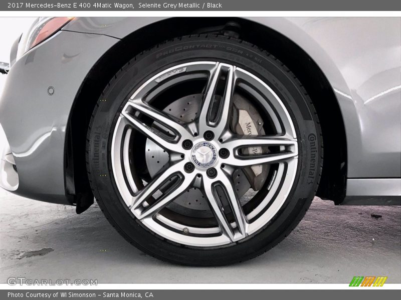 Selenite Grey Metallic / Black 2017 Mercedes-Benz E 400 4Matic Wagon