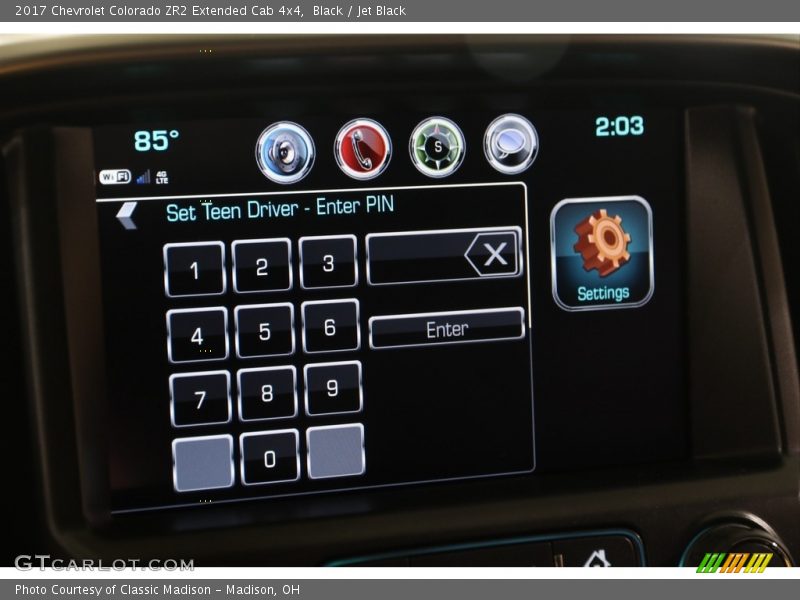 Black / Jet Black 2017 Chevrolet Colorado ZR2 Extended Cab 4x4