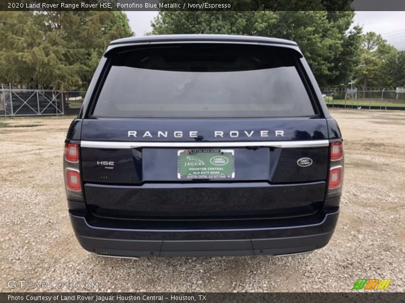 Portofino Blue Metallic / Ivory/Espresso 2020 Land Rover Range Rover HSE