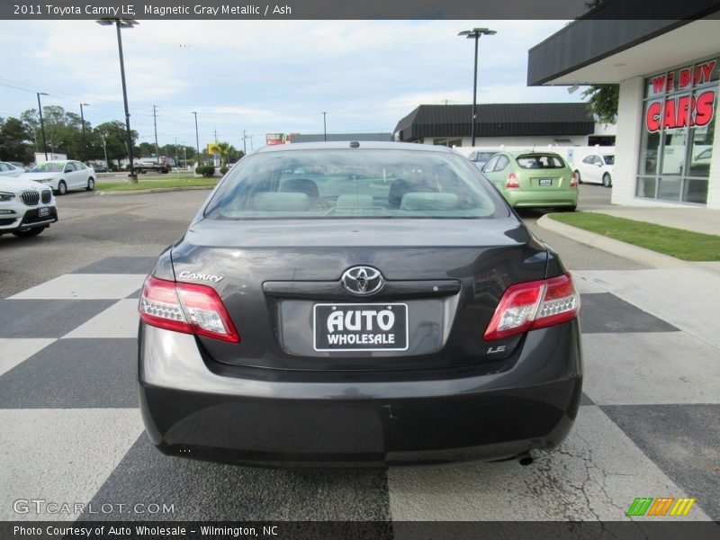 Magnetic Gray Metallic / Ash 2011 Toyota Camry LE