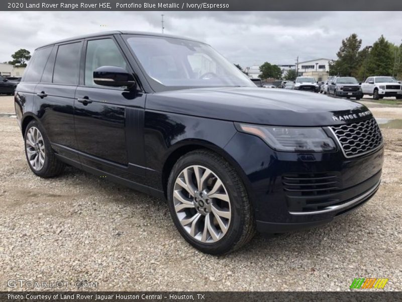Portofino Blue Metallic / Ivory/Espresso 2020 Land Rover Range Rover HSE