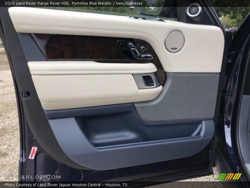 Portofino Blue Metallic / Ivory/Espresso 2020 Land Rover Range Rover HSE