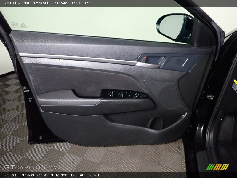 Phantom Black / Black 2018 Hyundai Elantra SEL