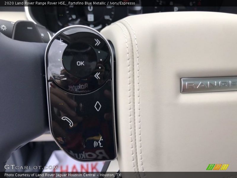 Portofino Blue Metallic / Ivory/Espresso 2020 Land Rover Range Rover HSE