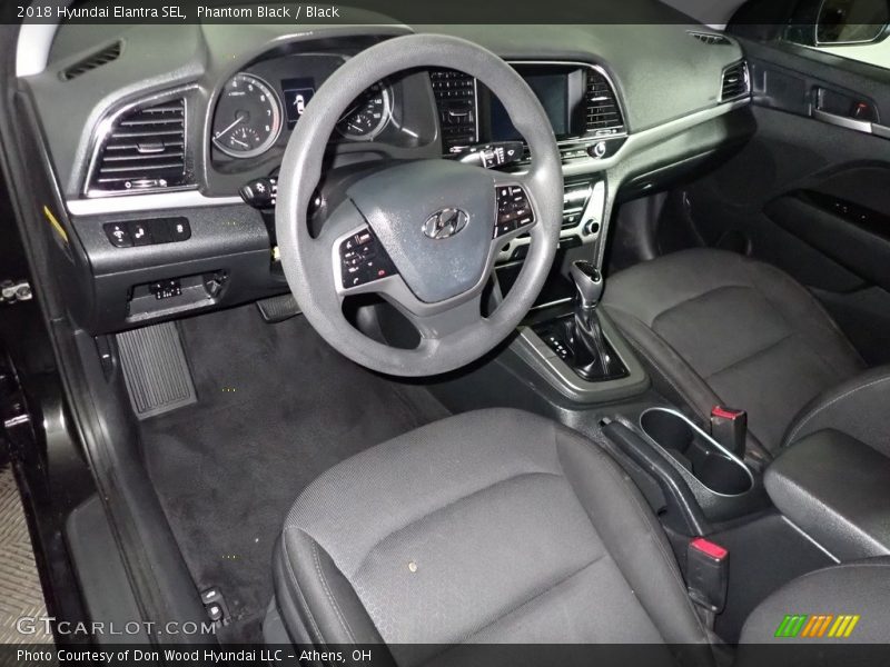 Phantom Black / Black 2018 Hyundai Elantra SEL